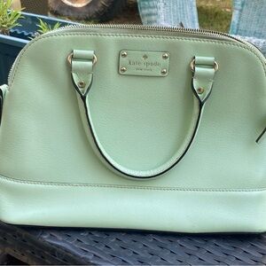 Kate Spade mint green purse